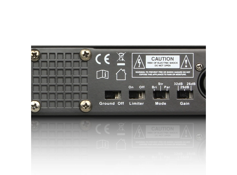 LD Systems XS 400- PA Power Amplifier Class D 2 x 200 W 4 Oh 